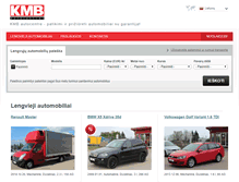 Tablet Screenshot of kmb.lt